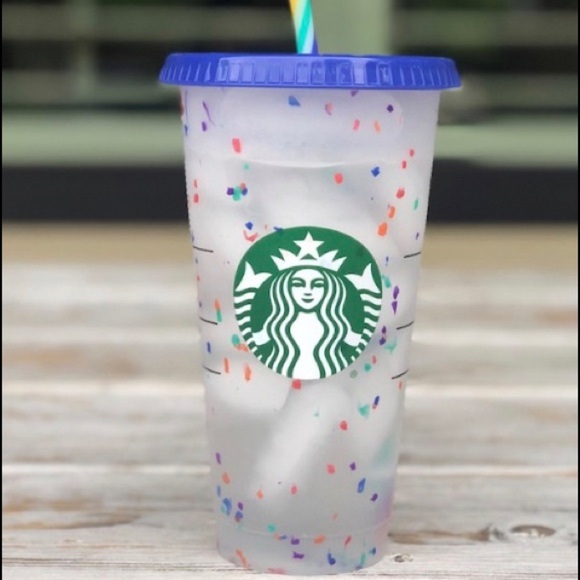 Starbucks Accessories - STARBUCKS Confetti Color Changing Cup